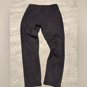 Andrew Marc Womens Black Faux Suede
 Pants